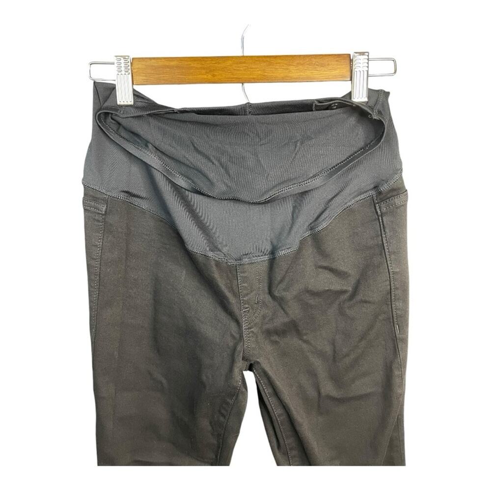J. Crew Factory Over The Belly Maternity Jeans in Signature Stretch Black 25 NWT - Picture 6 of 11